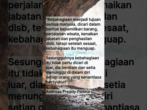 Kebahagiaan Itu Ada Di Dalam Diri - YouTube