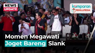 Momen Megawati Joget Bareng Slank di Kampanye Ganjar-Mahfud