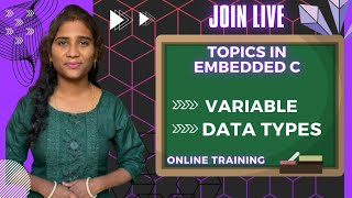 embedded tutorial ep2 || embedded c in variables and data types
