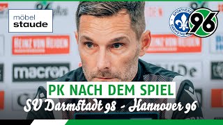 PK nach dem Spiel | SV Darmstadt 98 - Hannover 96