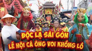 Sự tích lễ hội nghinh ông Cần giờ, hàng trăm chiếc thuyền ra khơi đón ông cá voi khổng lồ