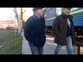 2ТЭ116 1140 с поездом отправляется со ст. Ореховская и супер приветливая бригада.