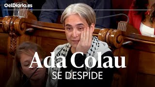 ADA COLAU se despide: \