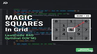 Magic Squares In Grid - LeetCode 840 | Matrix Problems | Full Explanation
