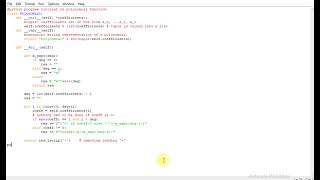 python program tutorial on polynomial function