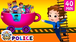 The Rail Road Chase - Narrative Story + More ChuChu TV Police Fun Cartoons for Kids