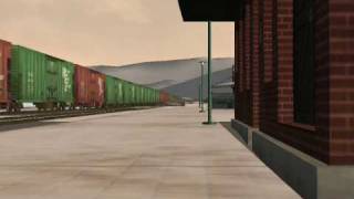 MSTS Railfanning - BNSF Scenic Subdivision - Part 8