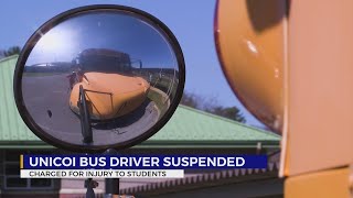 Unicoi Co. bus driver arraigned on felony charges for reckless driving causing injury to students