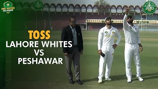 Toss | Lahore Whites vs Peshawar | Day 1 | Match 17 | Quaid-e-Azam Trophy 2023/24 | PCB | M1U1A
