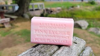 Australian botanical soap Pink lychee