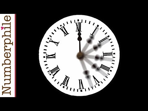 How many times does the hour hand go around in 1 day?