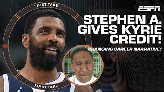 Kyrie changing narrative of his career? Stephen A. gives Irving credit for playo