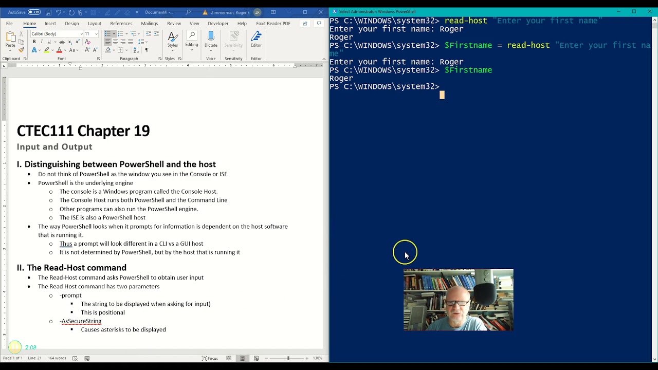 PowerShell Read-Host Command (Intro To PowerShell Series Video 14-2 ...