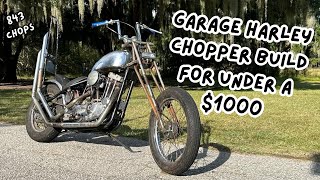 Building custom chopper for under 1000 dollars