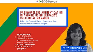 Passwordless Authentication in Android using Jetpack's Credential Manager | Priya Sindkar Shah