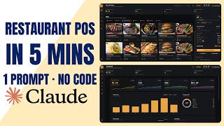Build a Complete Restaurant POS System with Claude AI in 5 MINS (No Coding!)