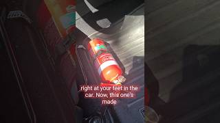 Best Spot To Keep Your Car Fire Extinguisher #carcamping