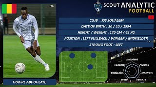 TRAORE ABDOULAYE ( PART 1 / 2021 - 2022 ) ( LEFT FULLBACK / WINGER / MIDFIELDER – JSS / MOROCCO )