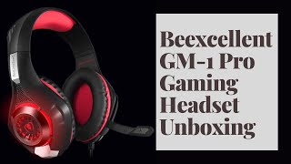 Beexcellent GM-1 Pro Gaming Wired Headset Unboxing