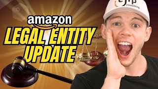 How to Update Legal Entity on Amazon Seller Central