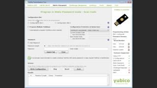 Programming The Yubikey With A Static Password
