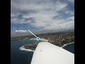 Piper Arrow VFR flight down Sydney Australia's beautiful coast line