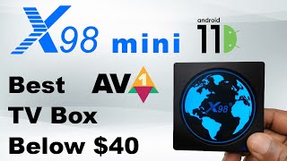 X98 Mini Android 11 AV1 TV Box - Best Box Below $40