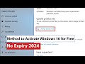 Permanently Activate Windows 10 for Free in 2024