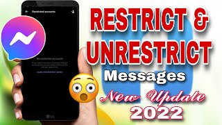 RESTRICT AND UNRESTRICT MESSAGES IN MESSENGER| NEW UPDATE 2022