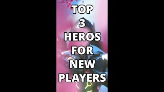 TOP 3 HEROS FOR BEGINNERS IN OVERWATCH 2
