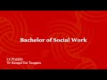 Bachelor of Social Work