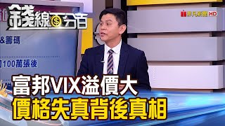 【錢線百分百】《富邦VIX ETF溢價大 價格失真背後真相?》20190718-3