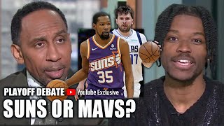 Stephen A. & Kenny Beecham debate Suns-Mavs & biggest x-factor in playoffs | Fir