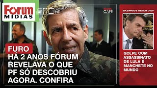 GOLPE DE BOLSONARO COM ASSASSINATO DE LULA É MANCHETE NO MUNDO | Fórum Mídias 27.11.24