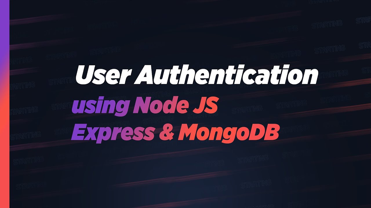 User Authentication Using Node Js Express Js Mongodb Sign In User Authentication Using Node Js Express Js Mongodb Sign In