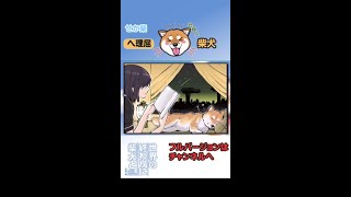 世界の終わりに柴犬と　柴犬の寝言【切り抜き】　#shorts