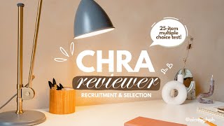 CHRA EXAM REVIEWER | Recruitment & Selection | HREAP | Set A