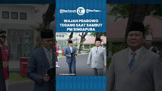 Detik-detik Prabowo Subianto Tegang Menyambut Kunjungan PM Singapura, Mayor Teddy Sigap Beri Arahan