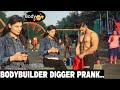 Bodybuilder Digger Prank || Sam Khan