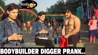 Bodybuilder Digger Prank || Sam Khan