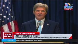 Kerry outlines the strategies to counter terrorism in East Africa
