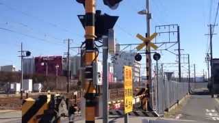 ＪＲ東海道本線　西小坂井踏切　railway crossing in Japan