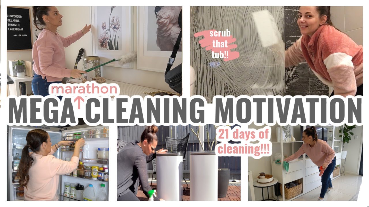 Mega Cleaning Motivation Marathon 21 Days Of Cleaning Decluttering