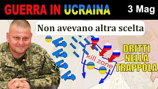 3 Mag: Truppe Wagner FINISCONO IN TRAPPOLA, ARTIGLIERIA DISTRUGGE GRUPPO D'ASSALTO | Guerra Ucraina