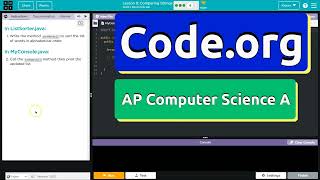 Code.org Lesson 8.4A Sort a List Comparing Strings | Tutorial with Answers | CSA Unit 6 (2022)