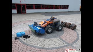 777714 IRUS QUATRAK 125CM FLAIL REMOTE CONTROL WHEELED ALL TERRAIN MOWER 2016 109HRS