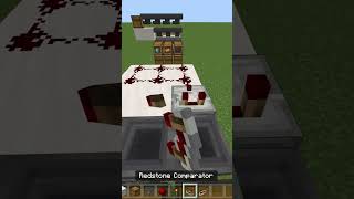 SIMPLE AUTO SORTER FAST | Minecraft Bedrock #shorts