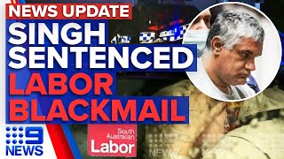 Eastern Freeway truck driver sentenced, former Labor MP charged for blackmailing | 9 News Australia