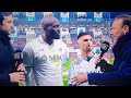 lukaku e politano intervista post atalanta napoli 2 3