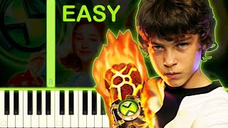 BEN 10 RACE AGAINST TIME - EASY Piano Tutorial